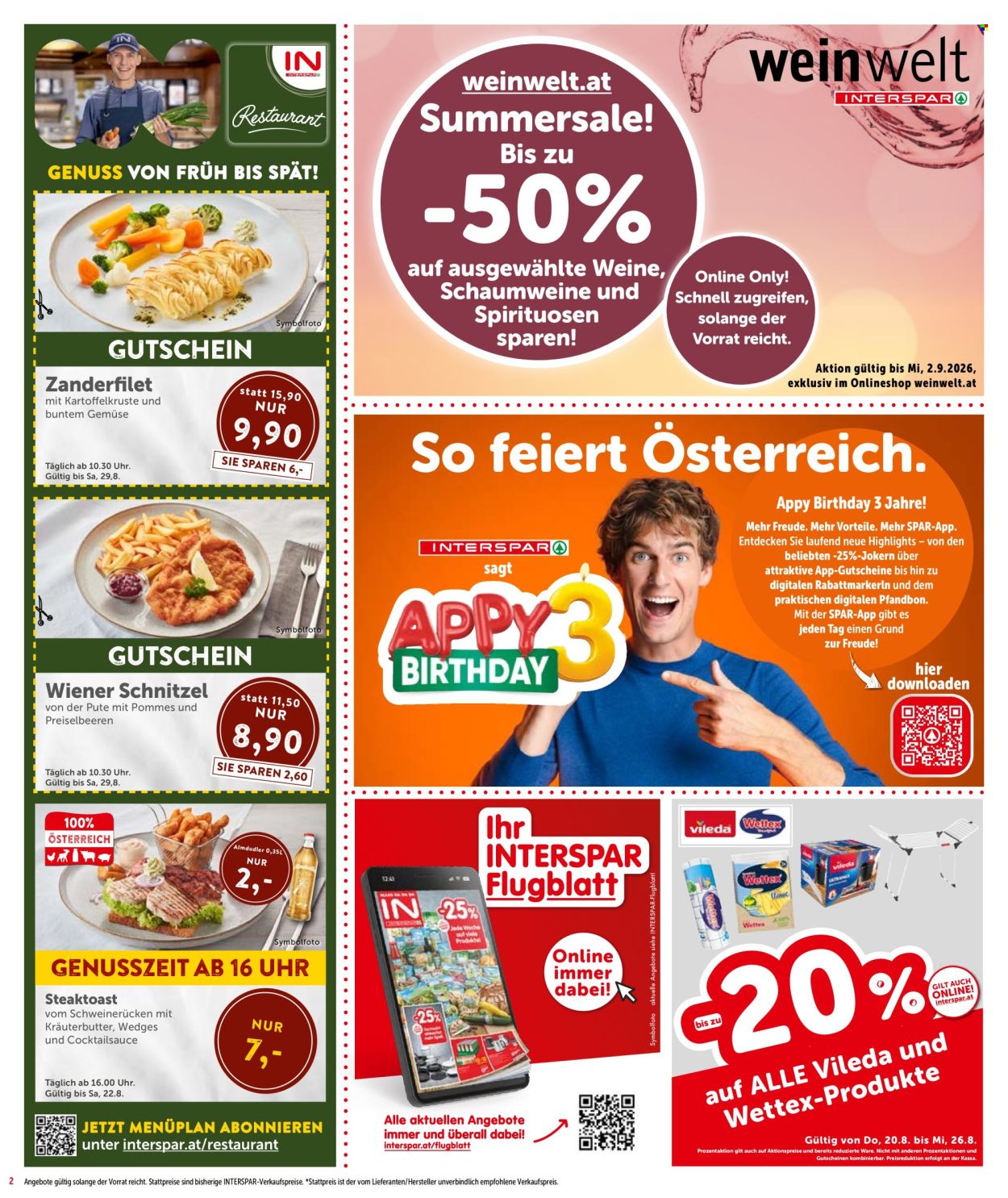 Angebote INTERSPAR - 20.8.2026 - 26.8.2026. Seite 2