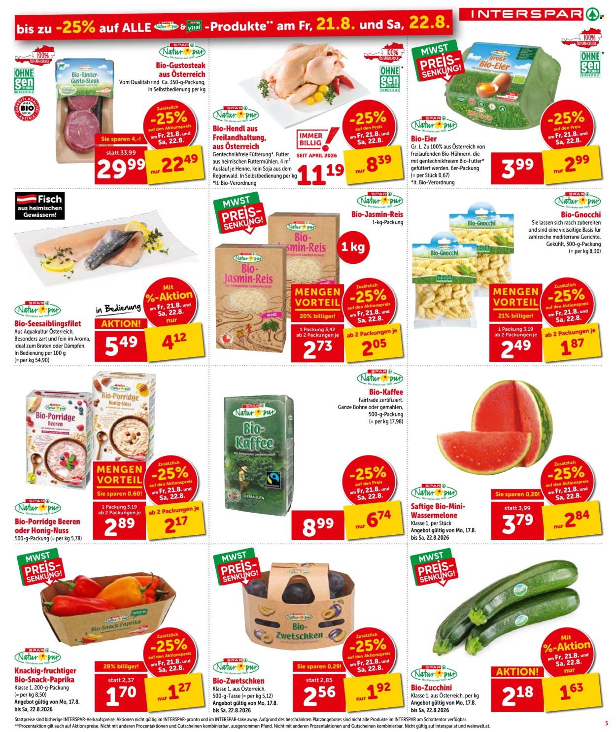 Angebote INTERSPAR - 20.8.2026 - 26.8.2026. Seite 5