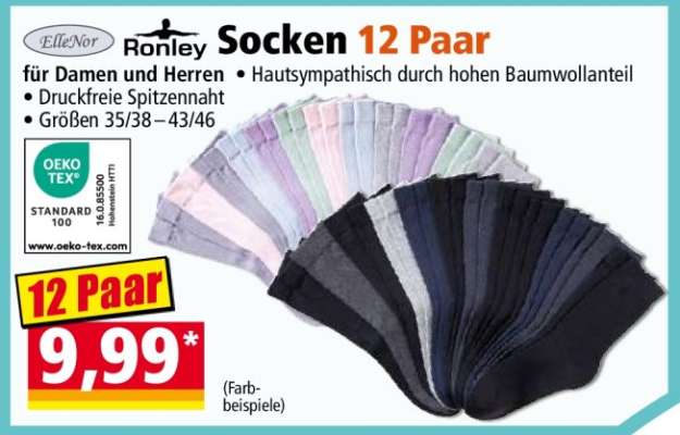 Ronley Socken 12 Paar
