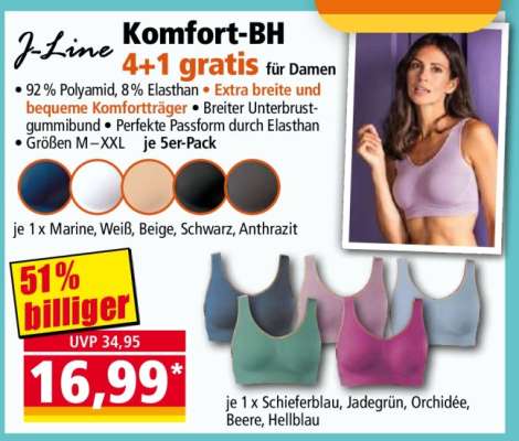 J-Line Komfort-BH
