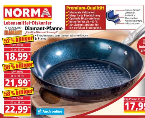 Diamant-Pfanne
