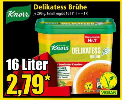 Knorr Delikatess Brühe