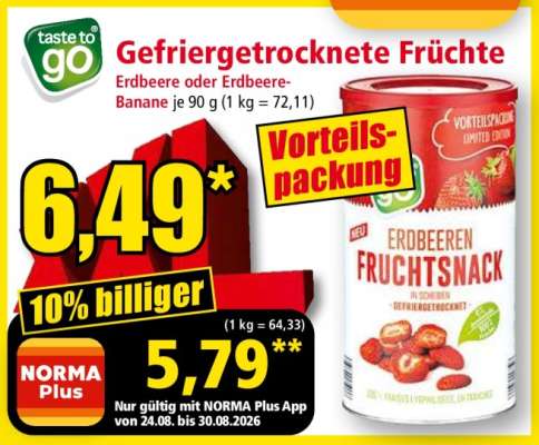 Gefriergetrocknete Früchte