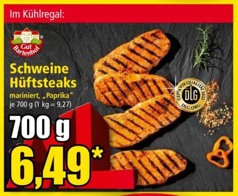 Gut Bartenhof Schweine Hüftsteaks