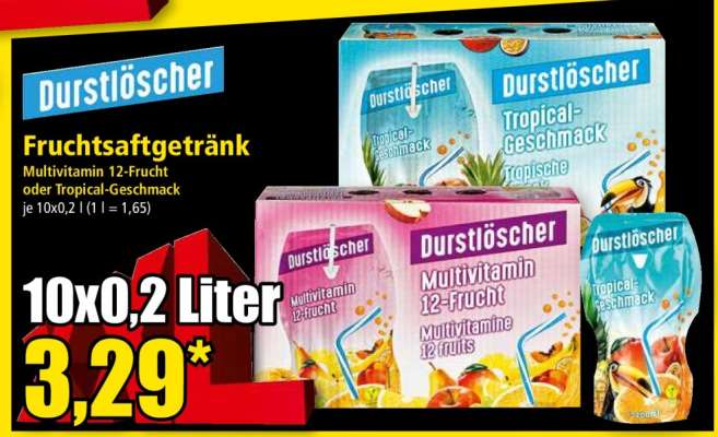 Durstlöscher Fruchtsaftgetränk