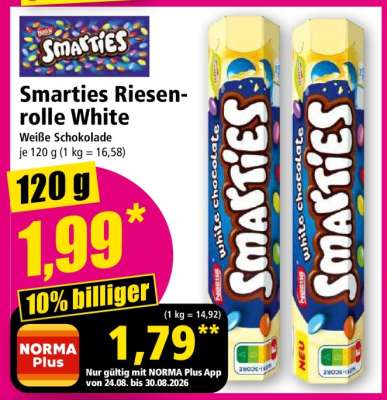 Smarties Riesenrolle White