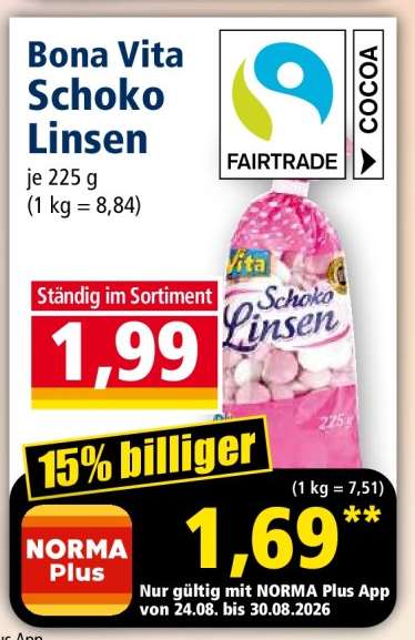 Bona Vita Schoko Linsen