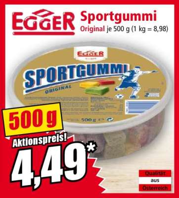 Egger Sportgummi