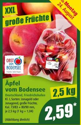 Äpfel vom Bodensee