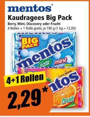 Mentos Kaudragees Big Pack