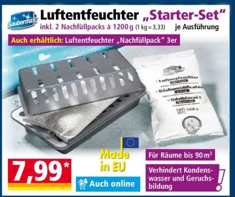 Luftentfeuchter „Starter-Set“