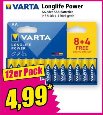 Varta Longlife Power