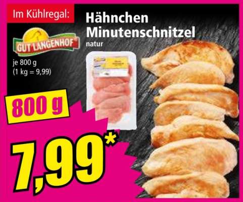 Gut Langenhof Hähnchen Minutenschnitzel