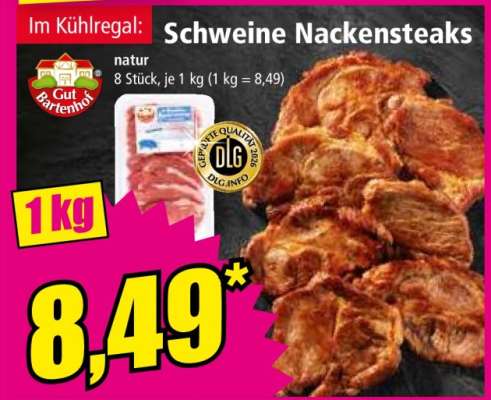 Schweine- Nackensteaks
