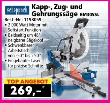scheppach HM305SL