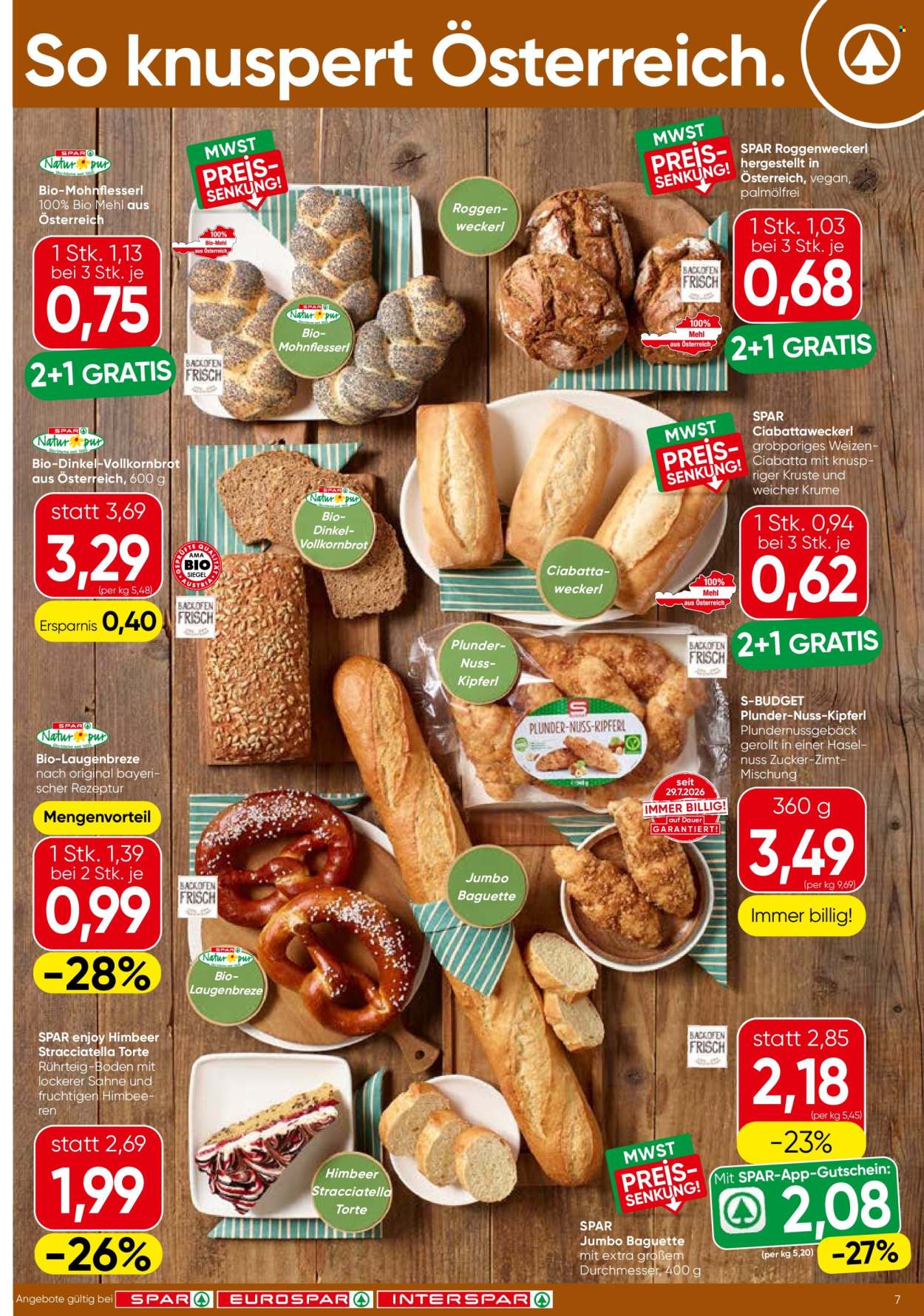 Angebote SPAR - 20.8.2026 - 26.8.2026. Seite 7