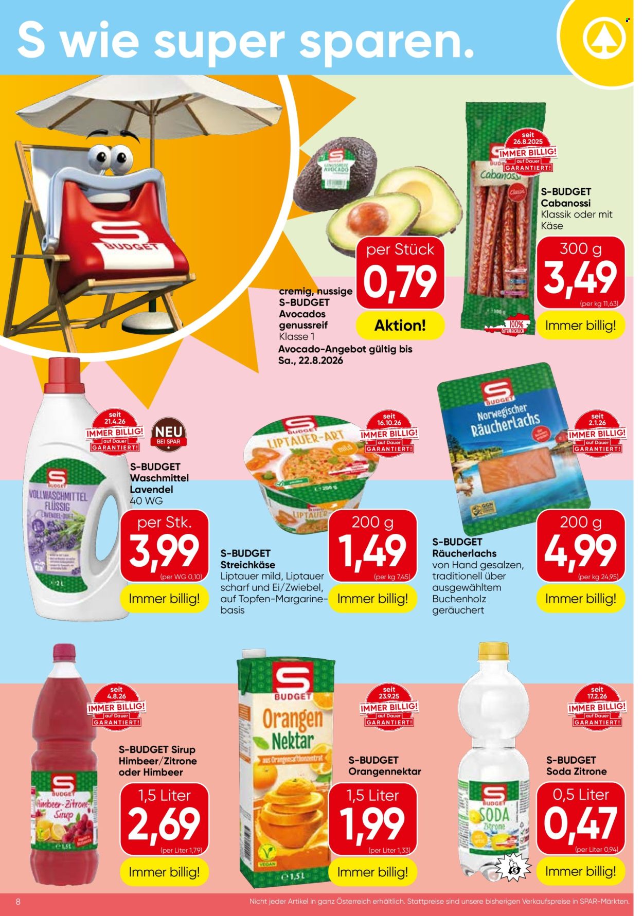 Angebote SPAR - 20.8.2026 - 26.8.2026. Seite 8