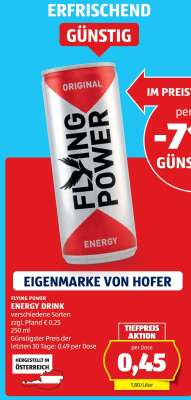 FLYING POWER ENERGY DRINK