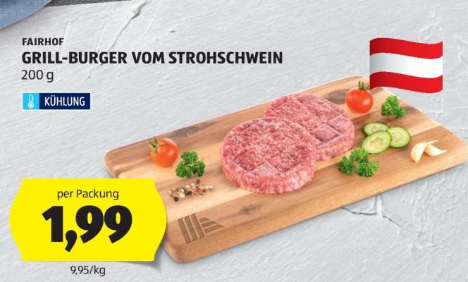 FAIRHOF GRILL-BURGER VOM STROHSCHWEIN