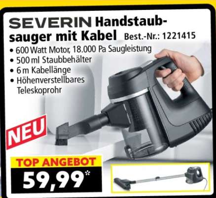 SEVERIN Handstaubsauger mit Kabel