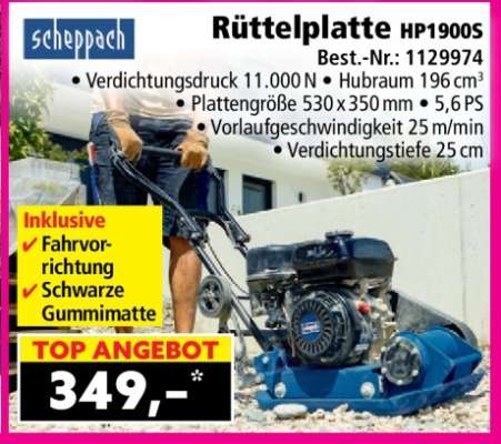 Rüttelplatte HP1900S