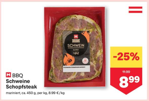 M-BBQ Schweine Schopfsteak