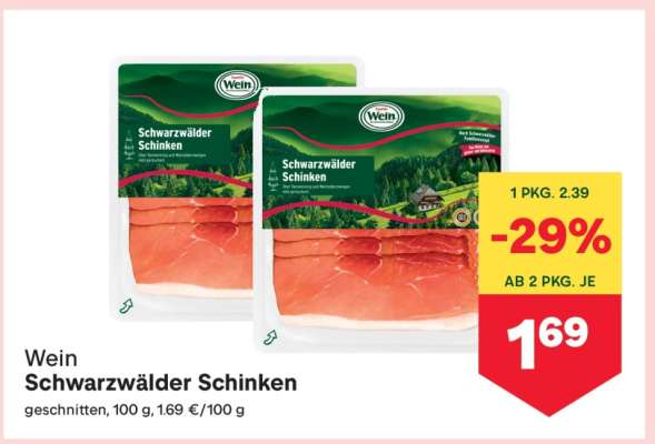 Wein Schwarzwälder Schinken