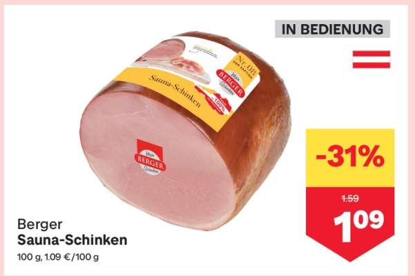 Berger Sauna-Schinken