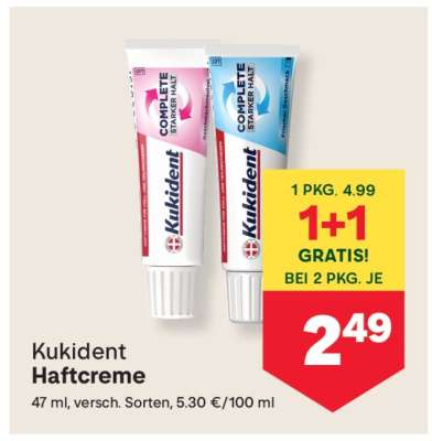 Kukident Haftcreme