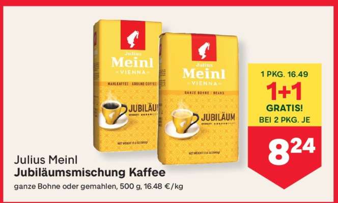 Julius Meinl Jubiläumsmischung Kaffee