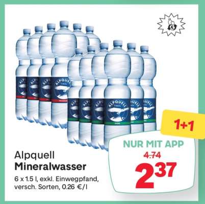 Alpquell Mineralwasser
