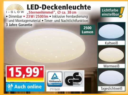 LED-Deckenleuchte