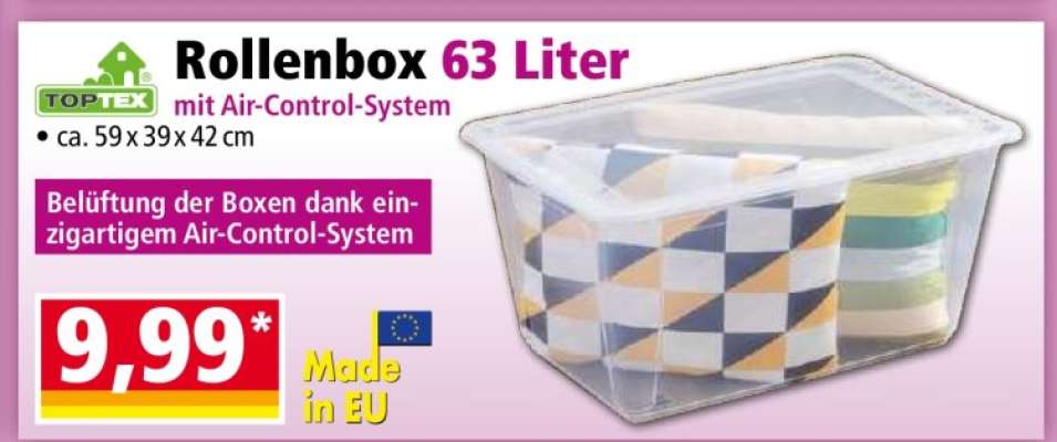 Rollenbox 63 Liter
