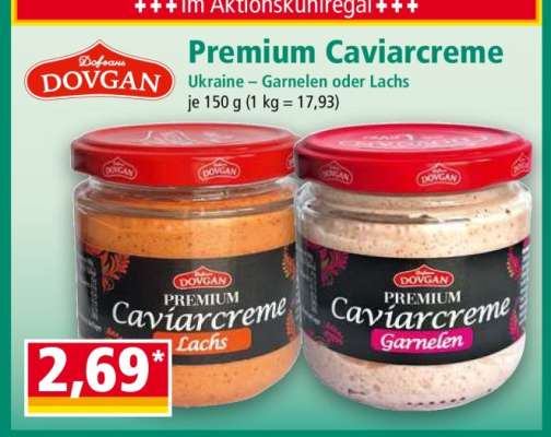 Dovgan Premium Caviarcreme