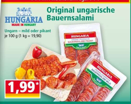 HUNGARIA Original ungarische Bauernsalami