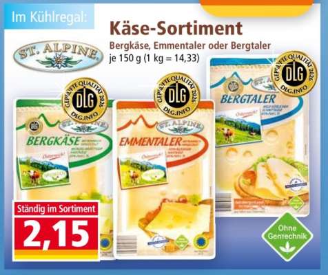 Käse-Sortiment