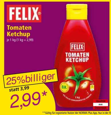 FELIX TOMATEN KETCHUP