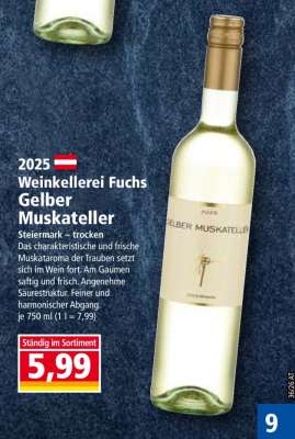 Weinkellerei Fuchs Gelber Muskateller