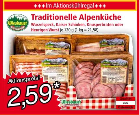 Traditionelle Alpenküche