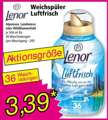 Lenor Weichspüler Luftfrisch
