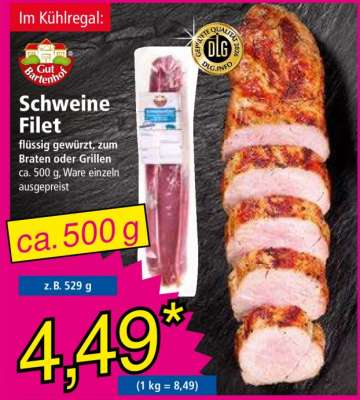 Gut Bartenhof Schweine Filet
