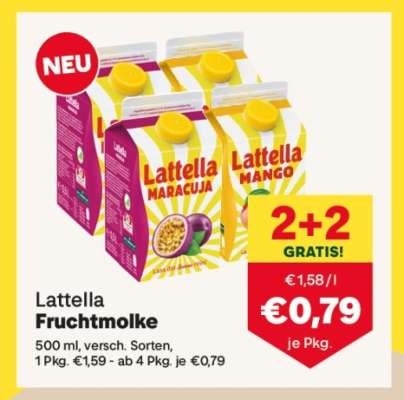 Lattella Fruchtmolke