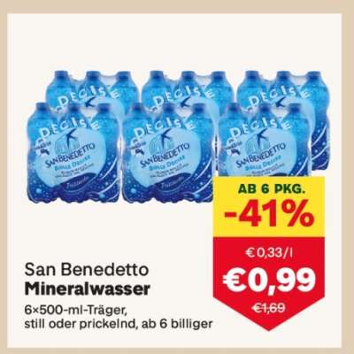 San Benedetto Mineralwasser