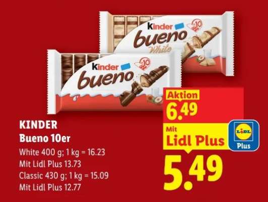 Kinder Bueno 10er