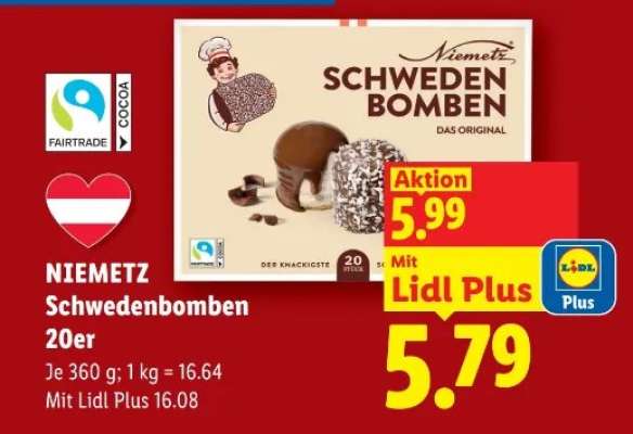 Niemetz Schwedenbomben 20er