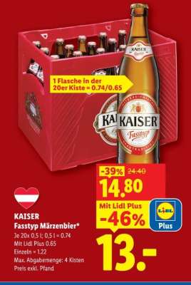 Kaiser Fasstyp Märzenbier