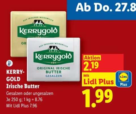 Kerrygold Irische Butter