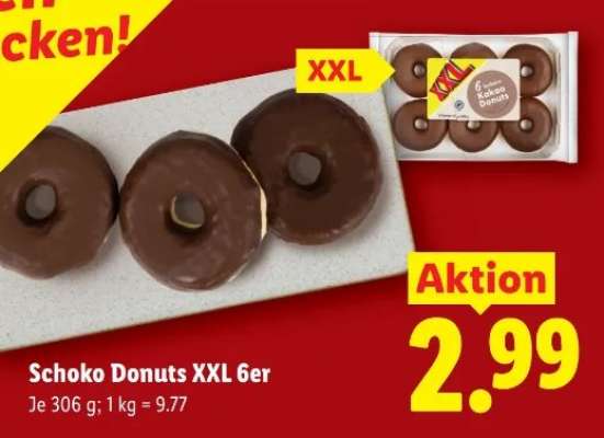 Schoko Donuts XXL 6er