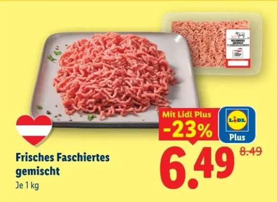 Frisches Faschiertes gemischt