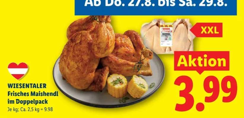 WIESENTALER Frisches Maishendl im Doppelpack